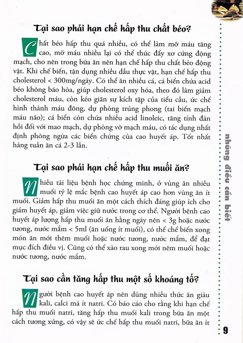 [HCM]Món Ăn Cho Người Bệnh Cao Huyết Áp