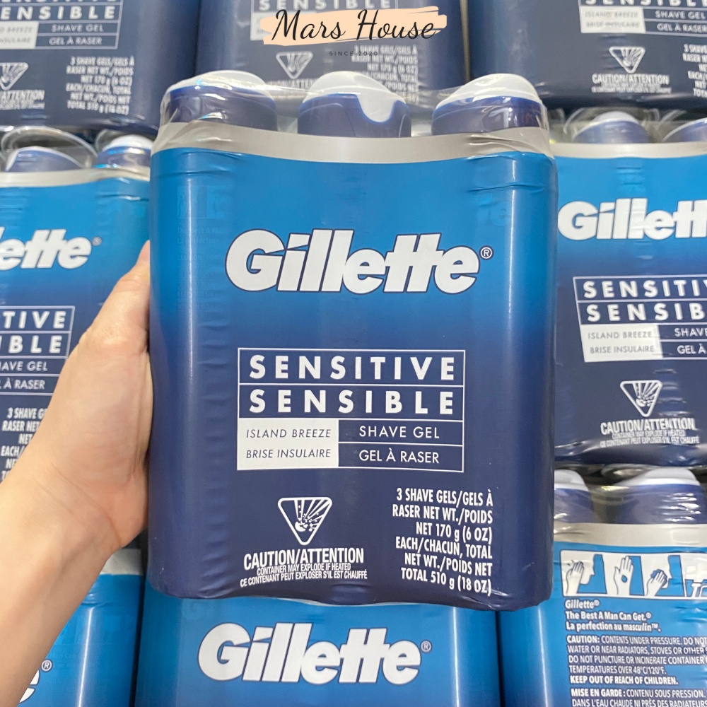 Bọt - Gel cạo râu Gillette