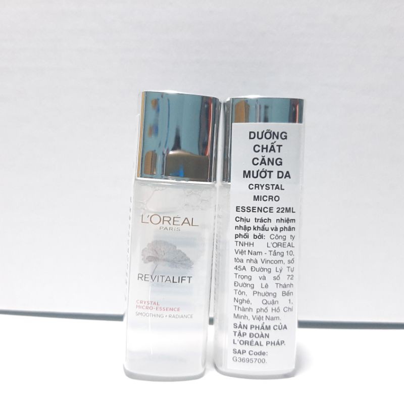 Dưỡng Chất Căng Mướt Da L'Oreal Revitalift Crystal Micro Essence 22ML