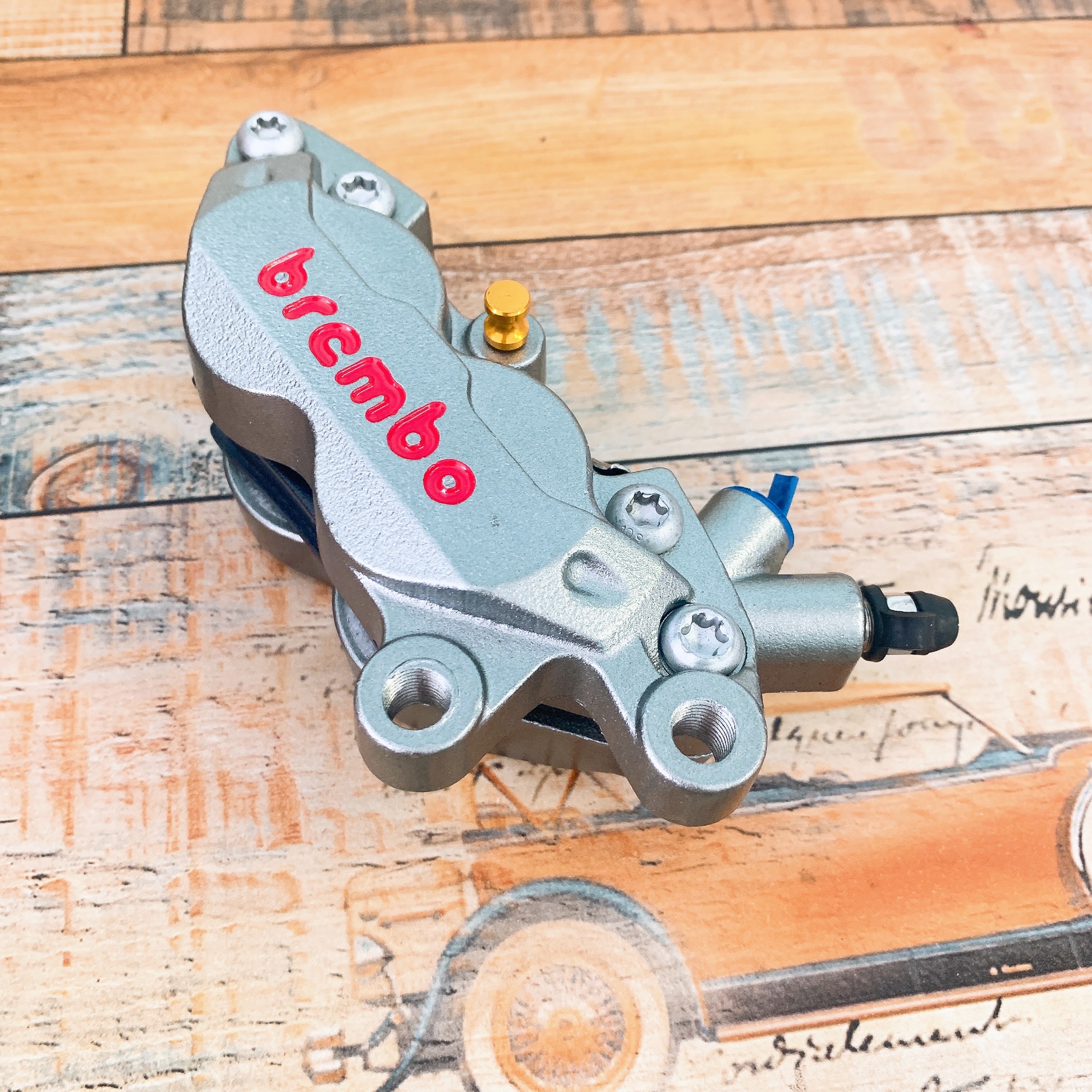 Heo dầu trước sau_gắn cho mọi dòng xe_heo dầu brambo 4 piston đối xứng