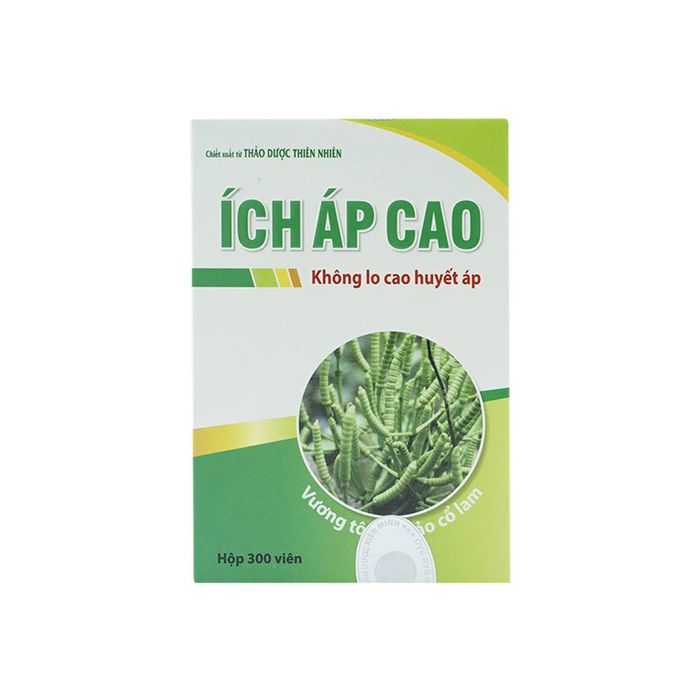 Ích Áp Cao - Hỗ trợ hạn chế nguy cơ xơ vữa động mạch, huyết áp cao (mẫu mới)