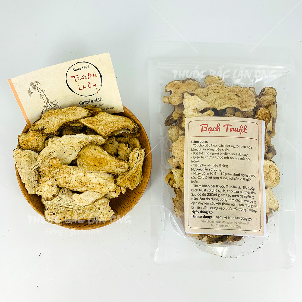 Bạch Truật Nguyên Chất 100g (Hàng SạchThơm)