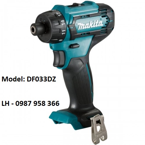Máy khoan và vặn vít dùng pin 12Vmax Makita DF033DZ
