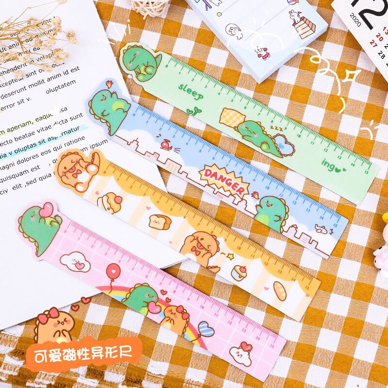 Thước kẻ nam châm mềm nhẹ siêu CUTE cho bé 🍒