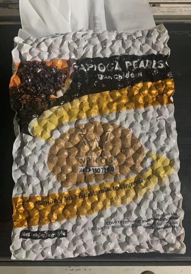 Trân châu đường đen WINGS - túi 3KG