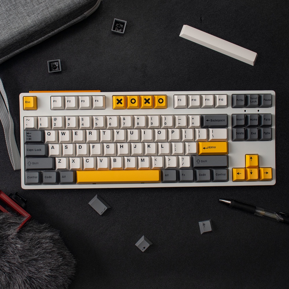 Bộ keycap ABS doubleshot nút bàn phím cơ CMK phù hợp nhiều layout bàn phím trên thị trường
