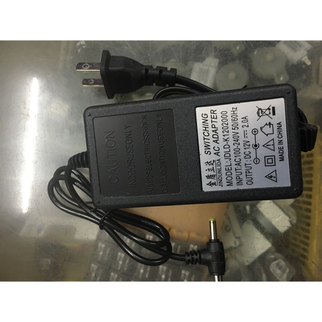 Nguồn adapter 12v -2a chân jack cắm đa năng