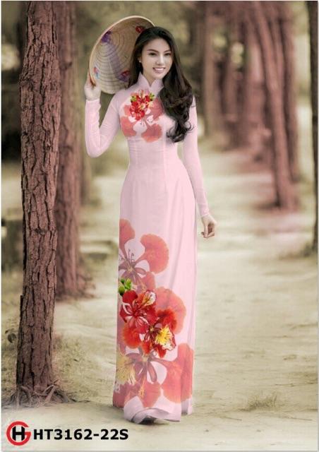 [HCM]Vải áo dài hoa phượng