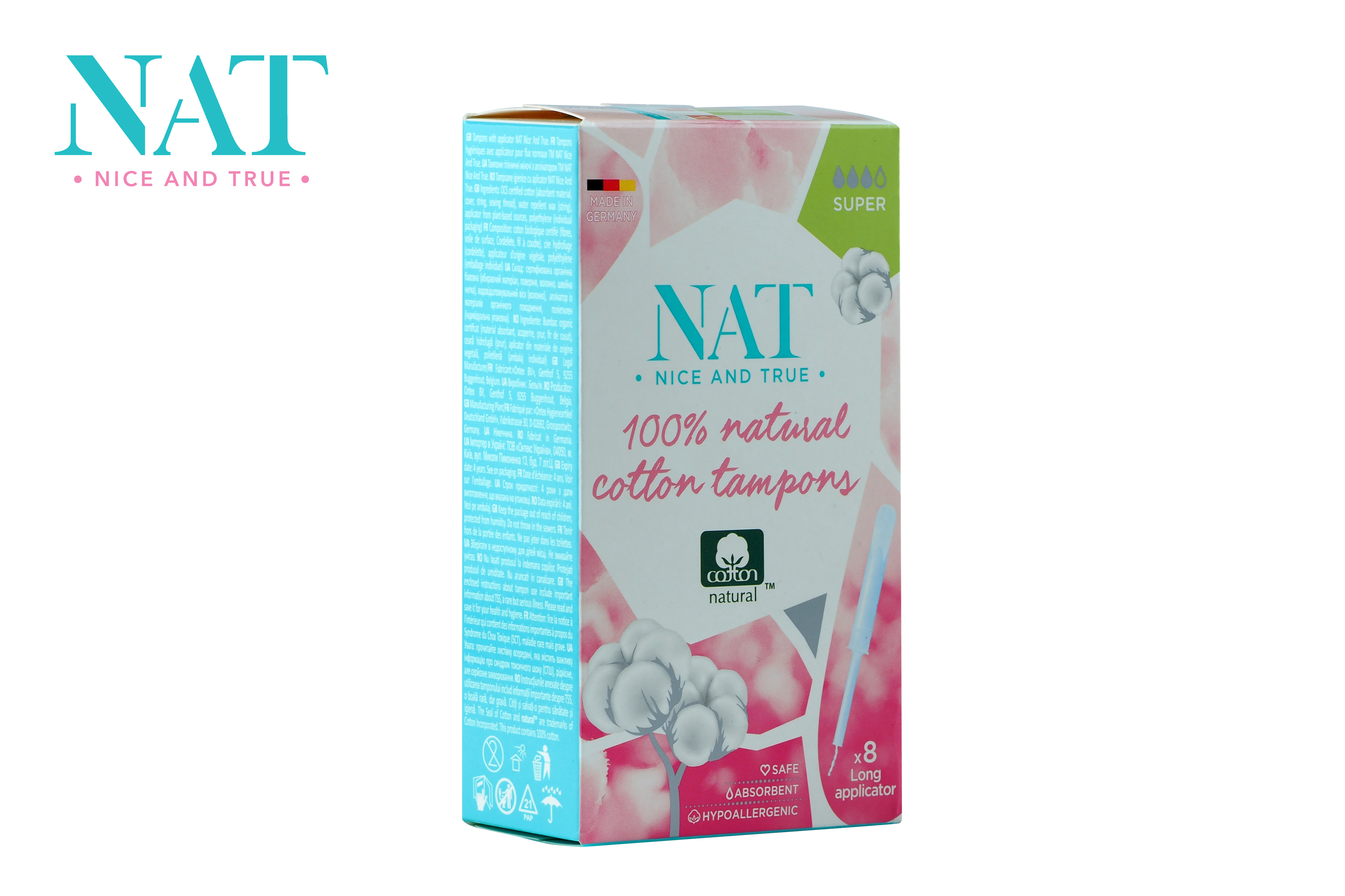[HCM]BVS NAT TAMPON SUPER APPL 8M