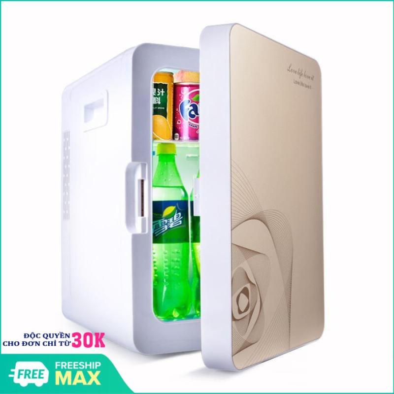 Tủ lạnh, tủ mát mini dùng trên oto, xe hơi ( 20 Lít, hai chiều nóng lạnh) Cao cấp Agiadep - Tủ lạnh mini đựng mỹ phẩm, sữa cho bé, đồ dùng, thực phẩm trên xe ô tô . BH UY TÍN 1 ĐỔI 1