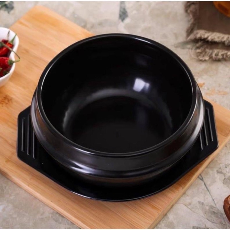 Nồi Thố Đất Cơm Trộn Hàn Quốc Kèm Đế