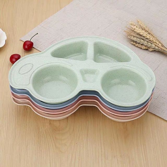 Khay ăn dặm lúa mạch hình oto