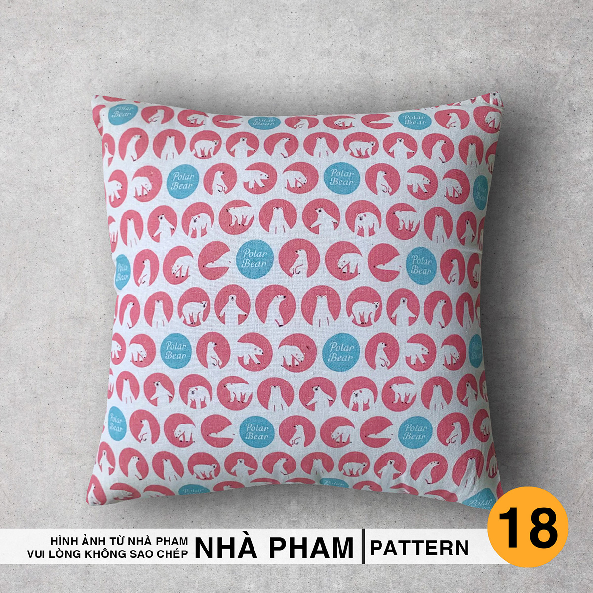 Vỏ Gối Tựa Sofa PATTERN (NO17-32) (45x45cm)