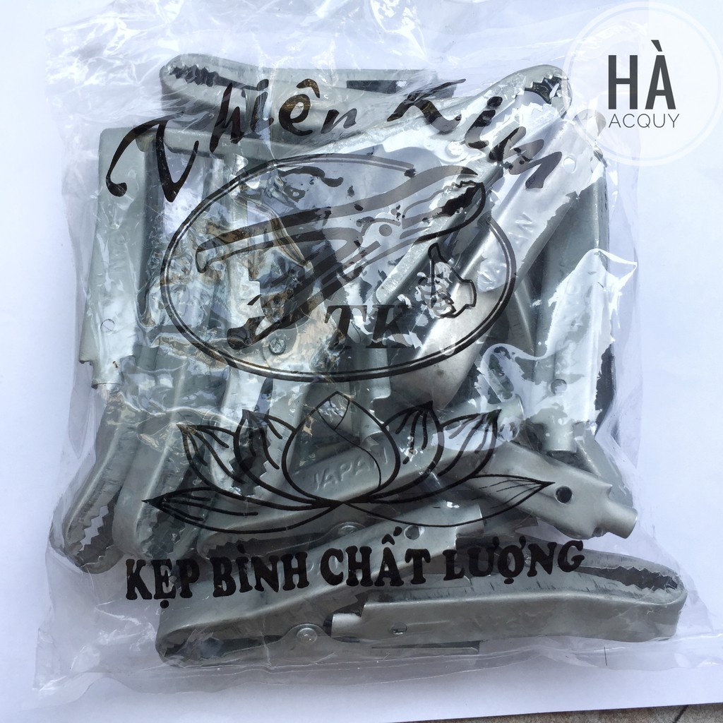 10 cặp Kẹp bình ắc quy Xám TK 30A - 7Cm
