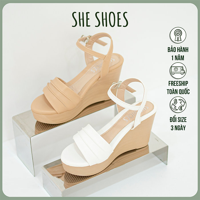 Giày sandal đế xuồng 9p siêu xinh. ĐỘC QUYỀN BỞI SHE SHOES