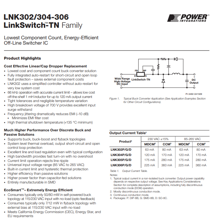 IC nguồn LNK306 LNK306PN DIP-7