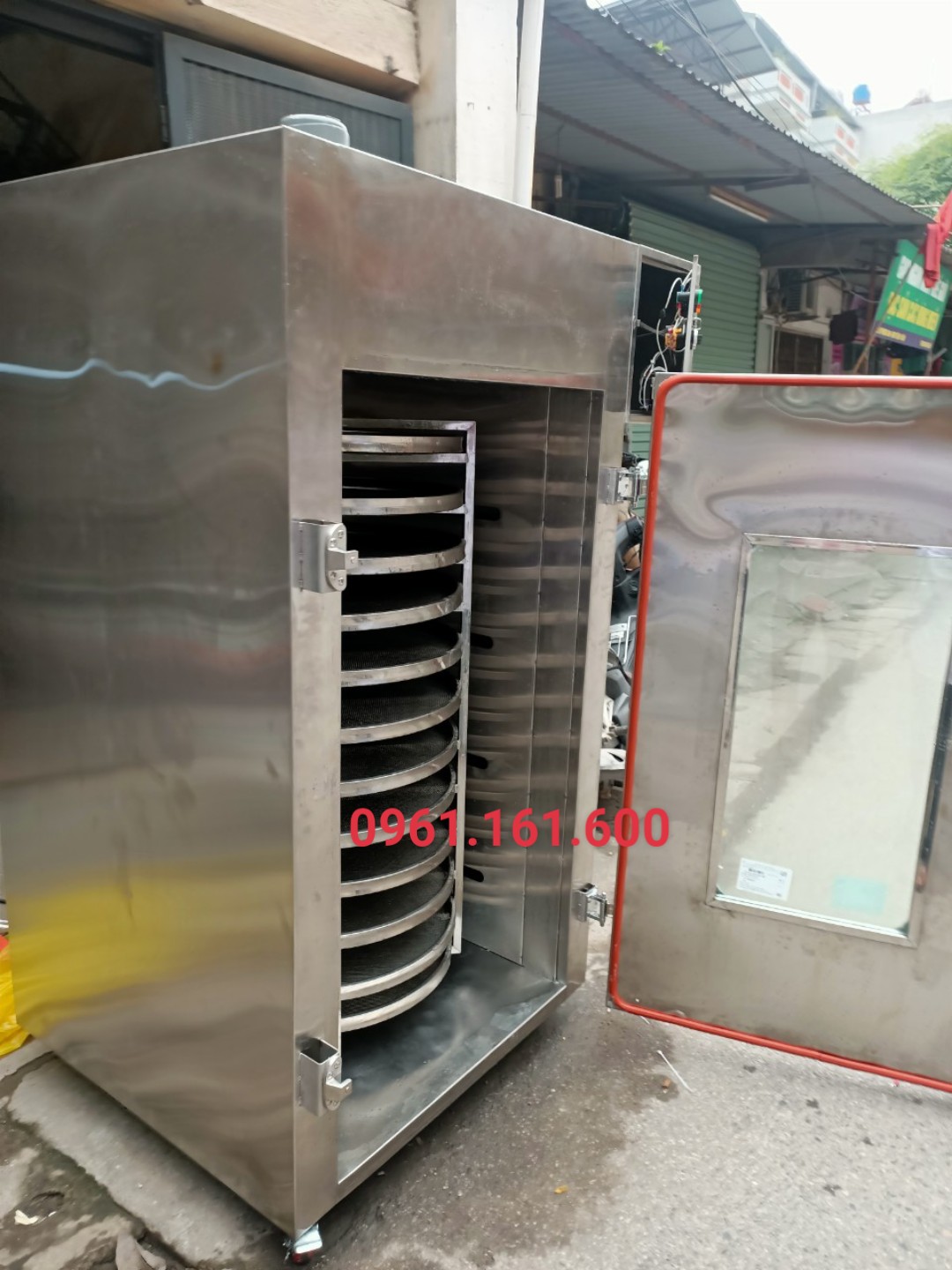 TỦ SẤY NẤM  DẠNG XOAY 12 KHAY