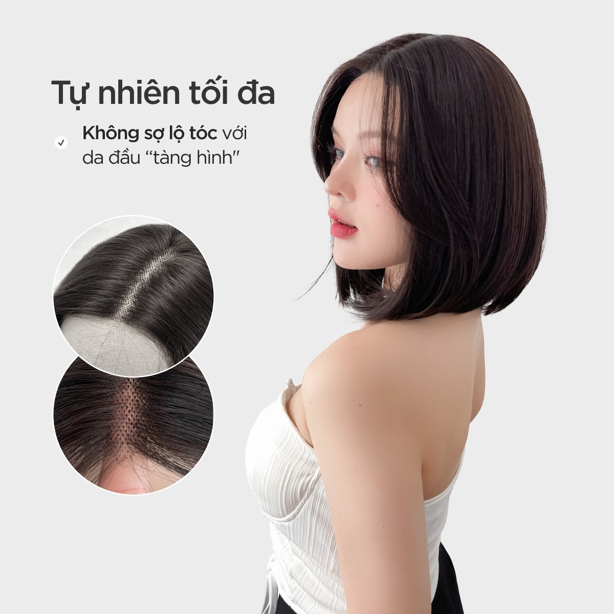 Tóc Siêu Da Đầu CAPELLI Emily Premium Wig