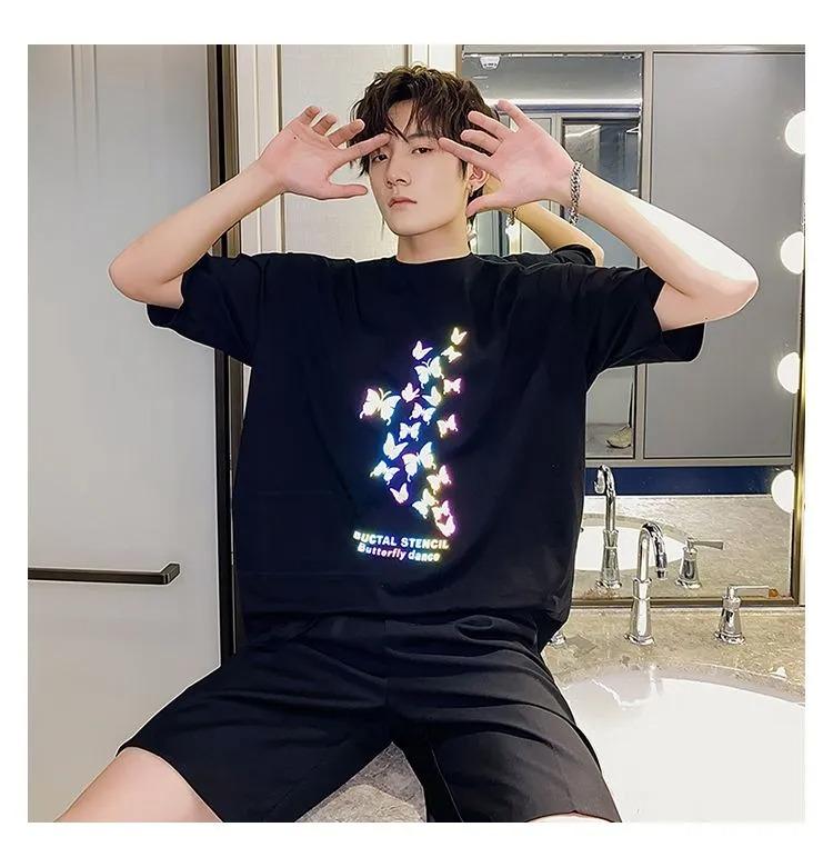 Unisex reflective butterfly dance Stee