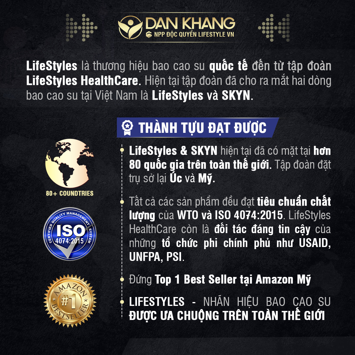 Bao Cao Su LifeStyles Zero Super Thin Siêu Mỏng Cao Cấp Hộp 3 bao