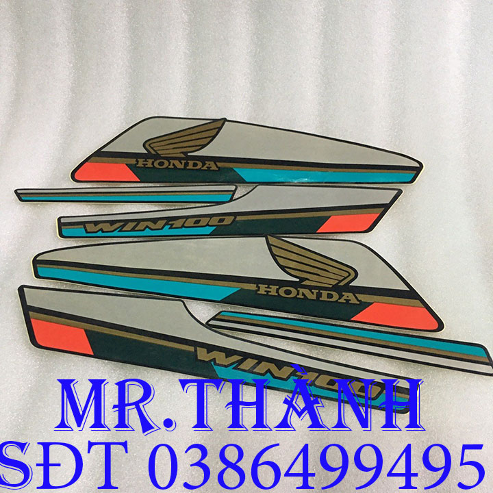 Bộ Tem 3 Lớp Xe Win 100 Đời 96
