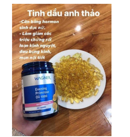 Tinh dầu Hoa anh thảo Wagner 200 viên