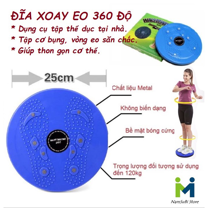 Đĩa xoay giảm eo 360 độ_Shop Tuấn Kiệt