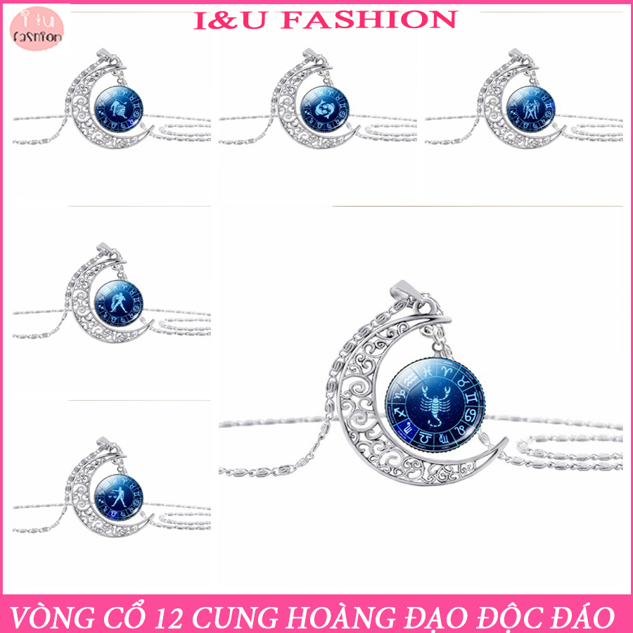 Dây chuyền , vòng cổ phong cách châu Âu 12 chòm sao - 12 cung hoàng đạo đang hot cho nam nữ VC-07