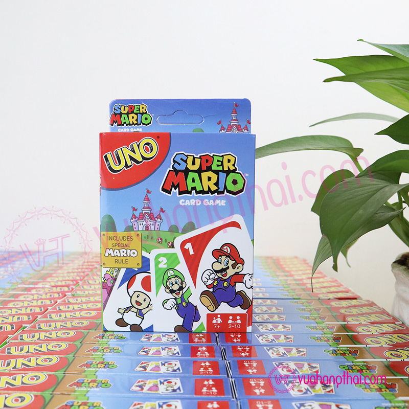 ]Bộ bài Uno Super Mario - Giấy bìa cứng cao cấp