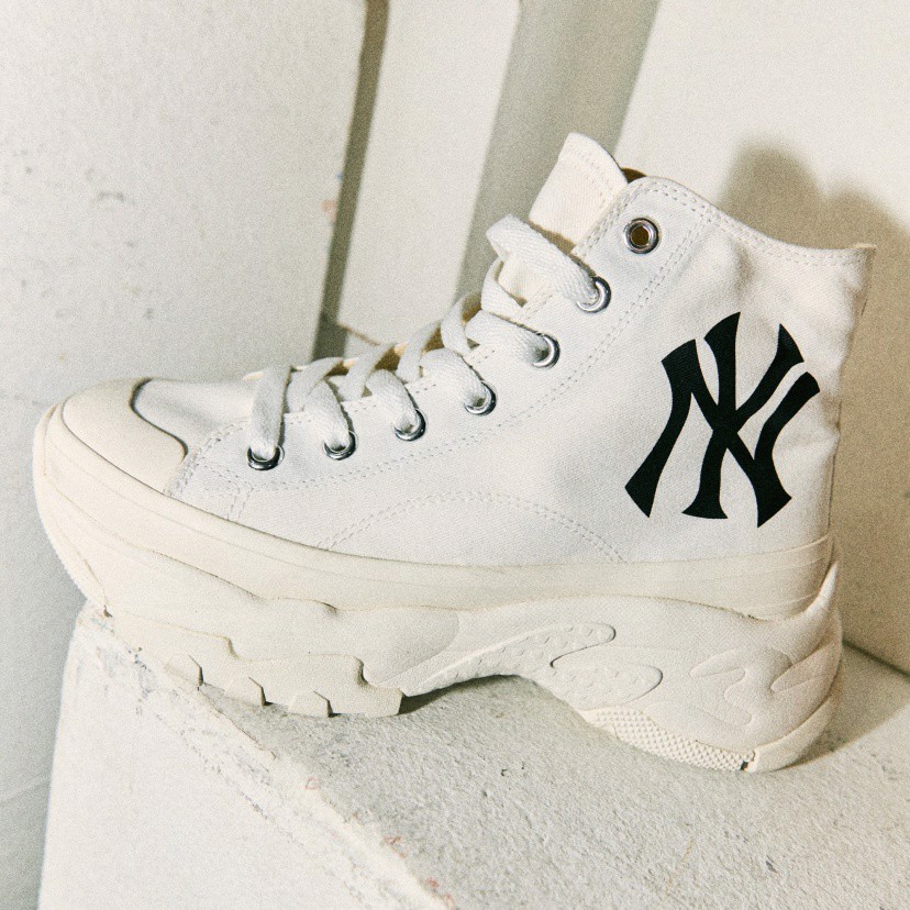 Giày Sneaker MLB Chunky High New York Yankees white ( Full box)
