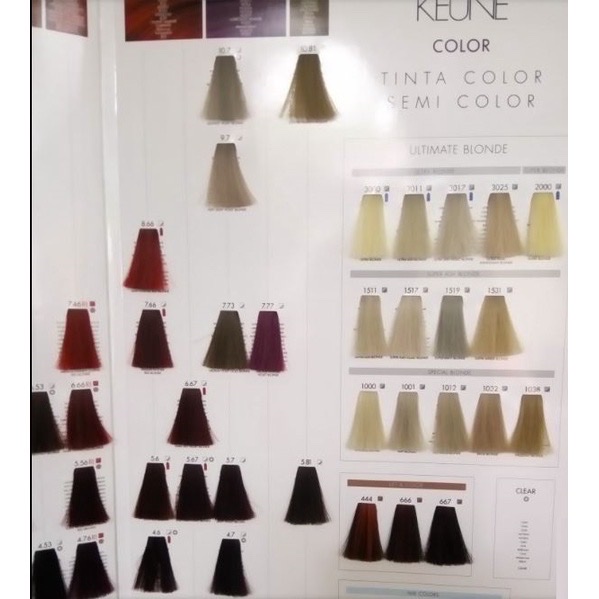 Màu nhuộm tóc cao cấp Keune SEMI Color 60ml