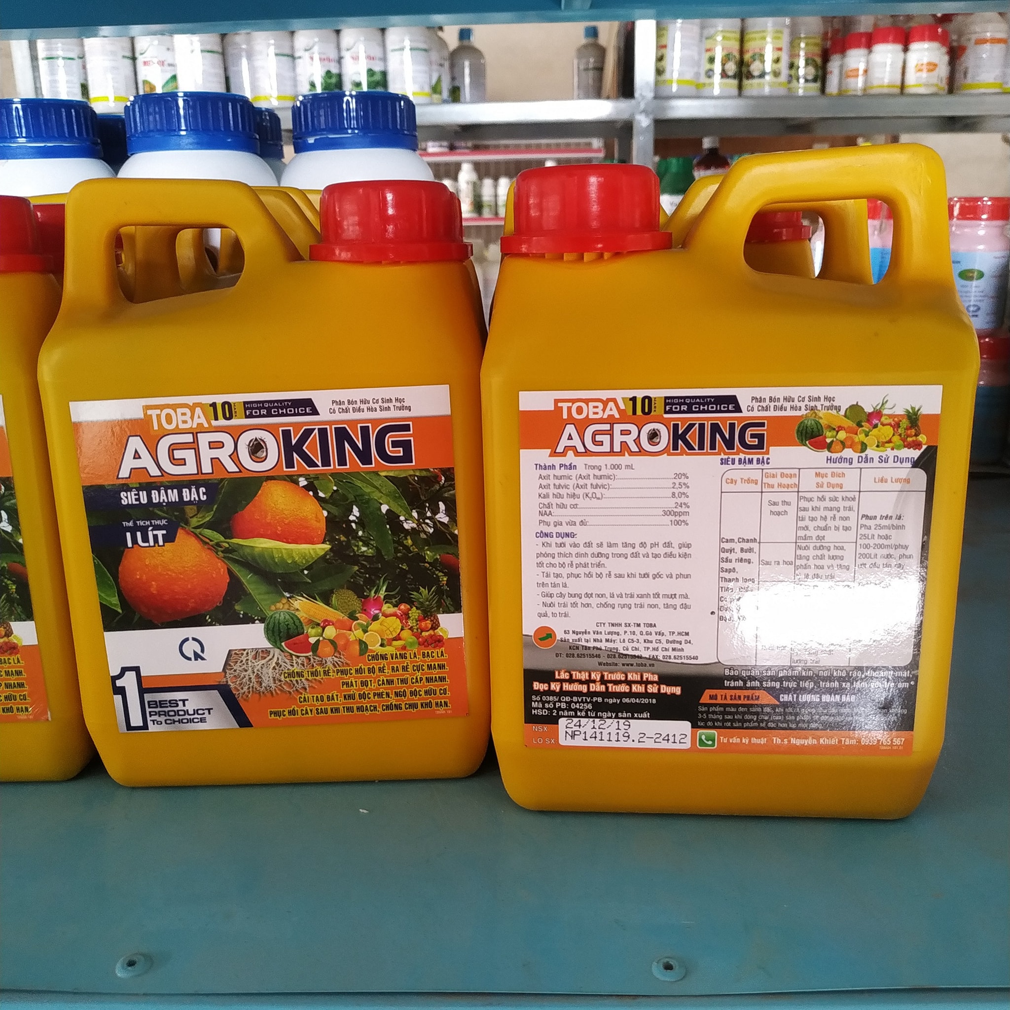 Phân bón hữu cơ sinh học AgroKing