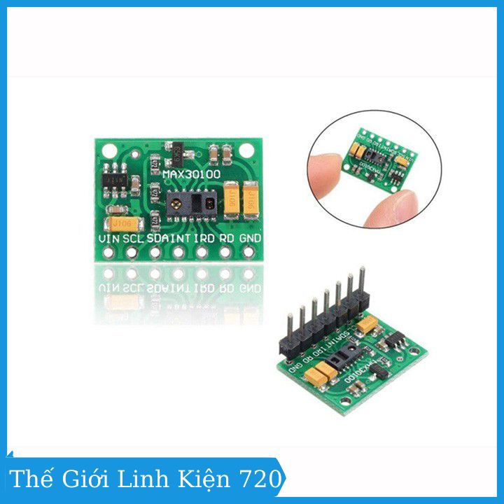 Module cảm biến nhịp tim và oxy trong máu max30100