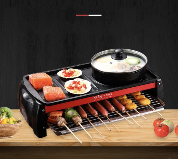 It smart - bếp nướng điện 2 tầng và lẩu 1850w