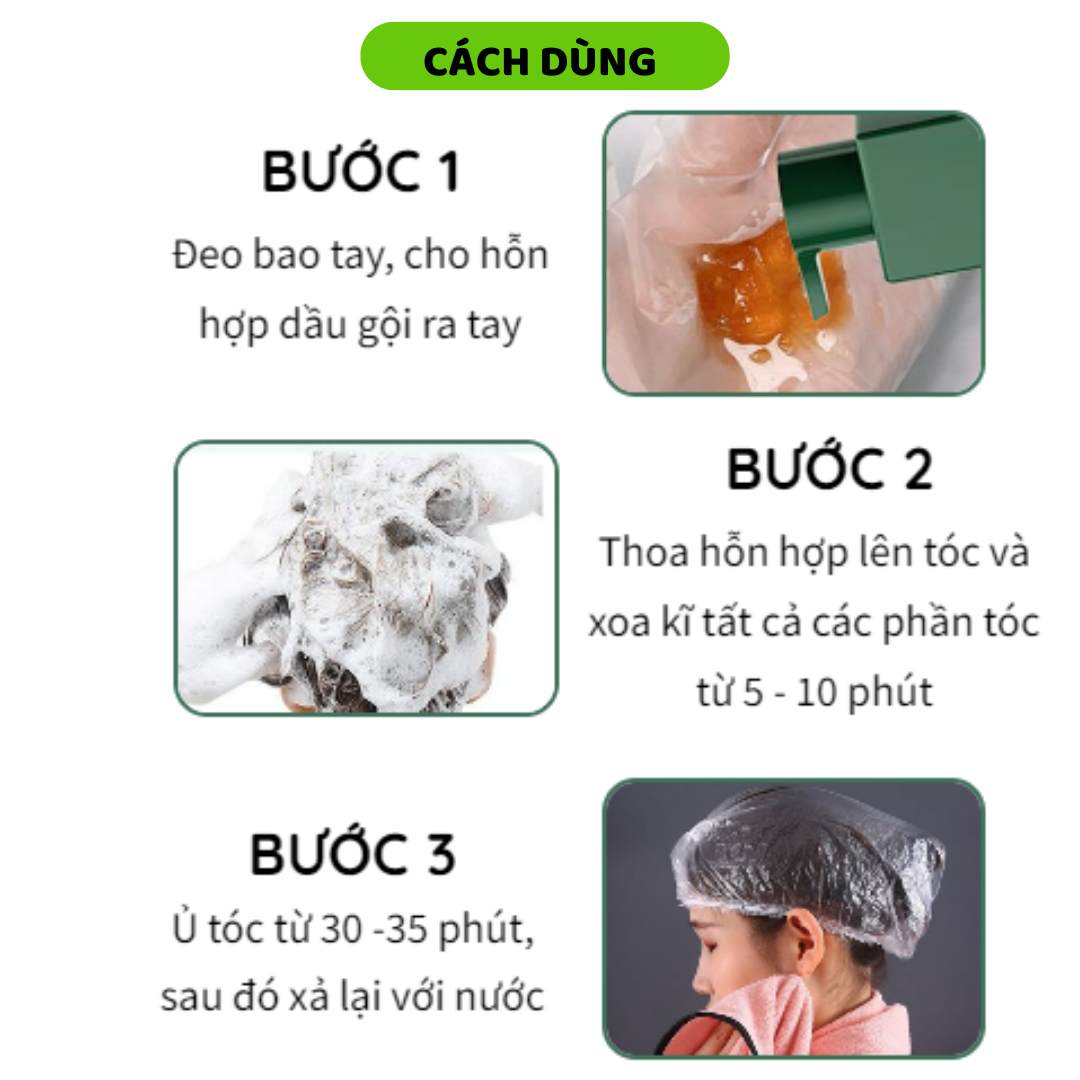 Dầu gội nhuộm tóc nâu hạt dẻ Helloii Buble- Dầu gội nhuộm tóc màu nâu hạt dẻ, nhuộm nhanh chóng, ngăn rụng tóc, an toàn, giúp tóc chắc khoẻ