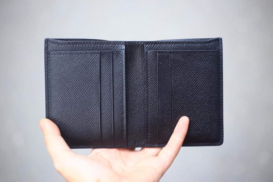 Ví da handmade dáng đứng