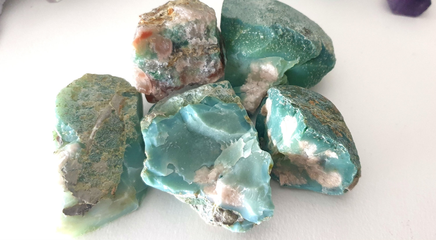 100gr Đá Thô Mã Não Đỏ- Xanh No Brand [100gr Red-Green Agate Rough Stone]