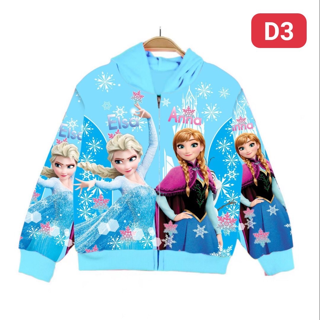 [HCM]Áo khoác công chúa Elsa & Pony (Size 10-16kg)