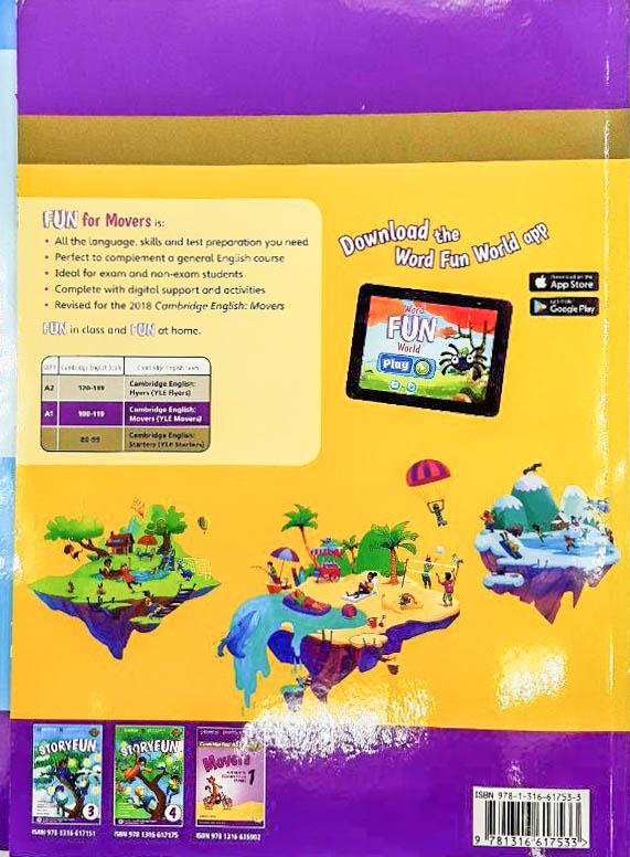 Sách luyện thi Fun for Movers/ chuẩn Cambridge