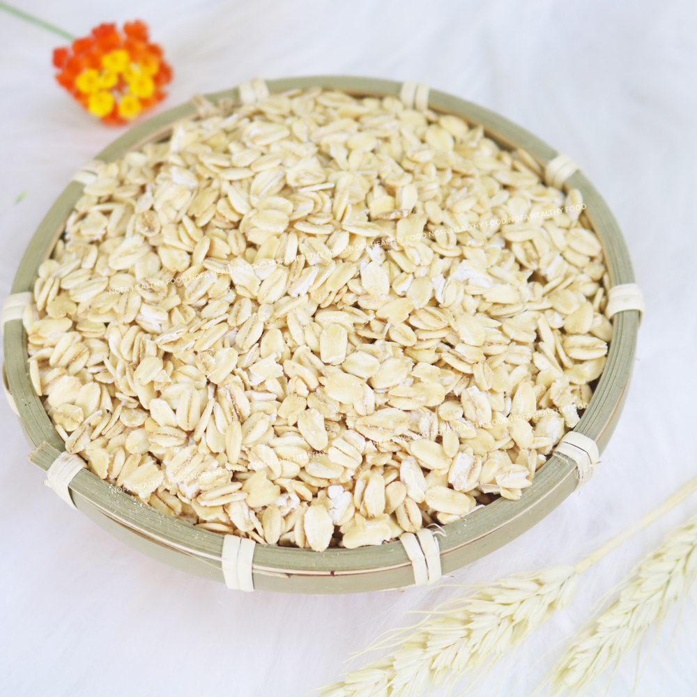 1Kg yến mạch tươi cán dẹt & cán vỡ Hafer Flocken nhập khẩu, ăn sáng healthy, giảm cân giữ dáng.