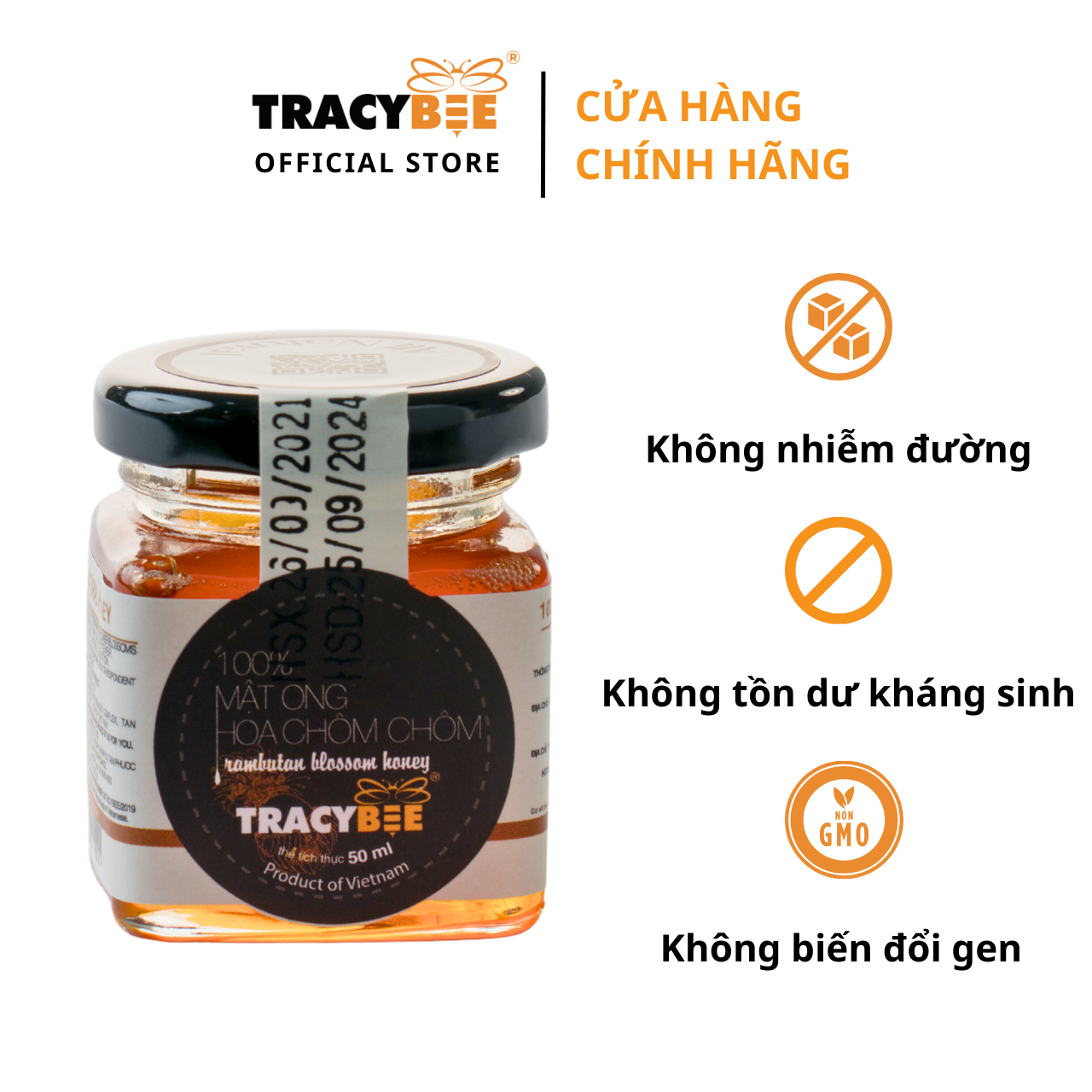 MẬT ONG HOA CHÔM CHÔM 70G