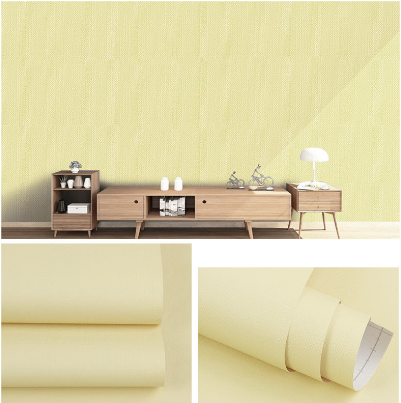 Cuộn 10m decal giấy dán tường một màu