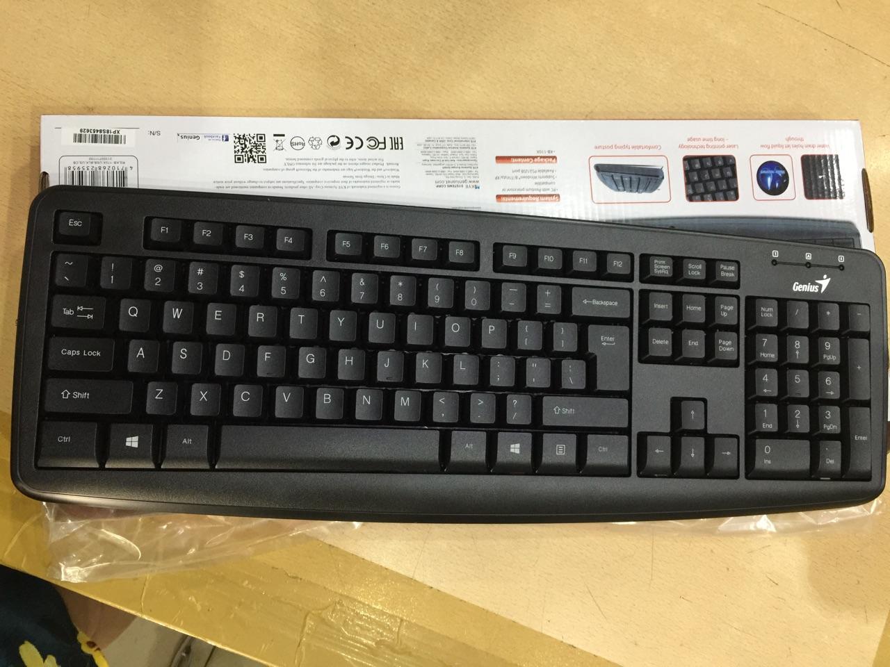 [HCM]Bàn phím có dây Genius KB110 (Đen)