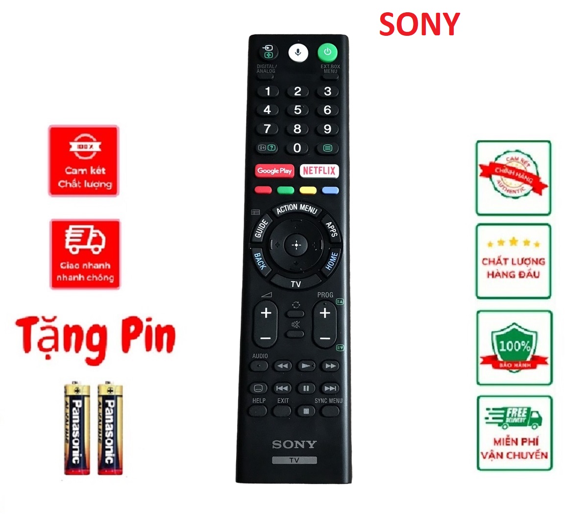 Remote Điều khiển tivi Sony giọng nói RMF-TX310P Chính hãng