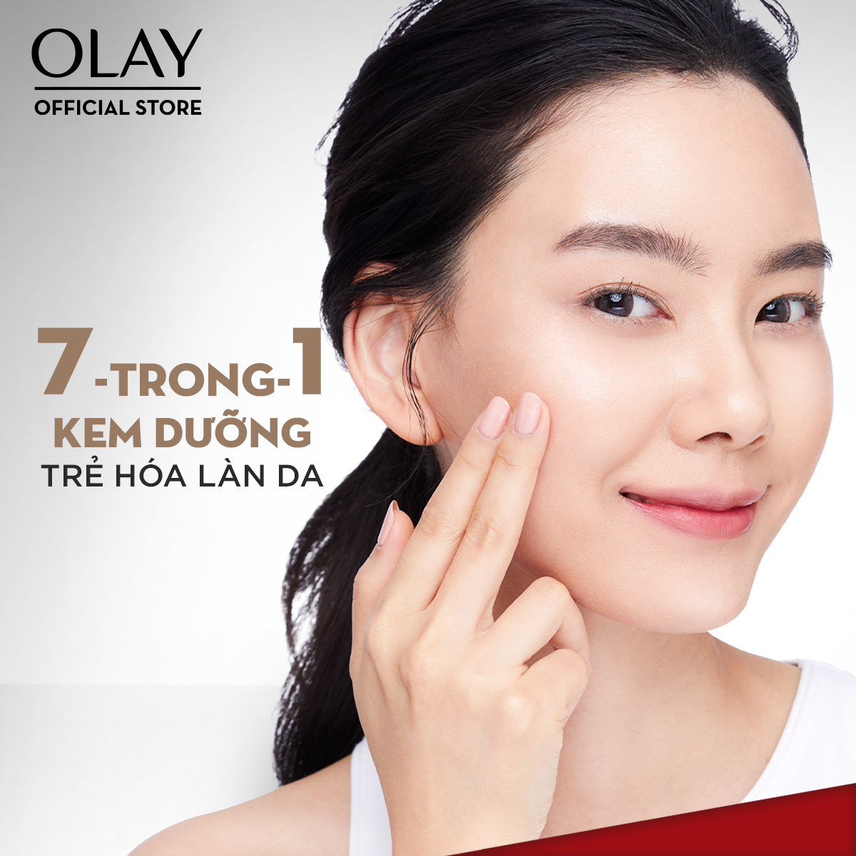 Kem Dưỡng Ẩm OLAY TOTAL EFFECTS Ban Đêm Phục Hồi & Hỗ Trợ Làm Chậm 7 Dấu Hiệu Lão Hóa 50G