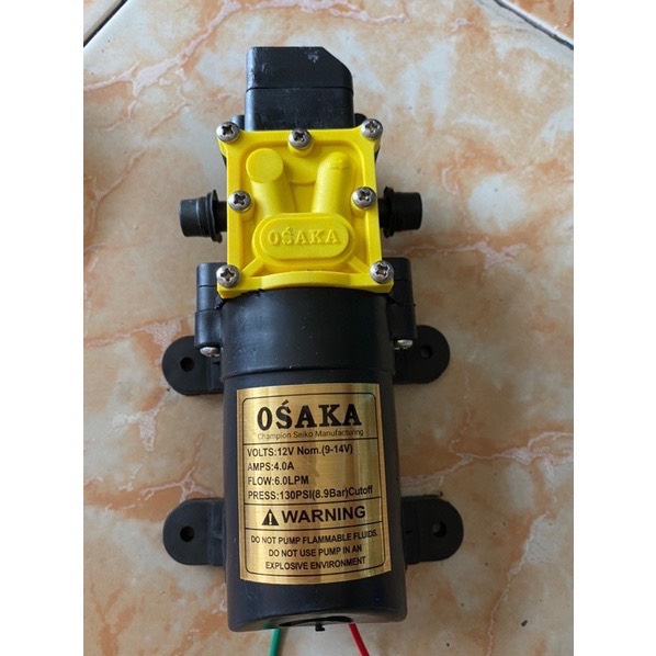 Máy bơm nước mini. Bơm osaka bơm đơn lưu lượng 6l/1phut