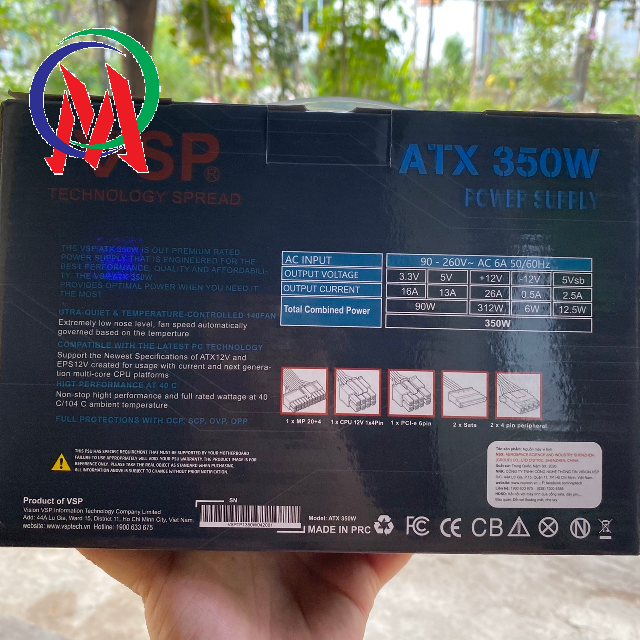 [HCM]Nguồn máy tính VSP ATX 350W