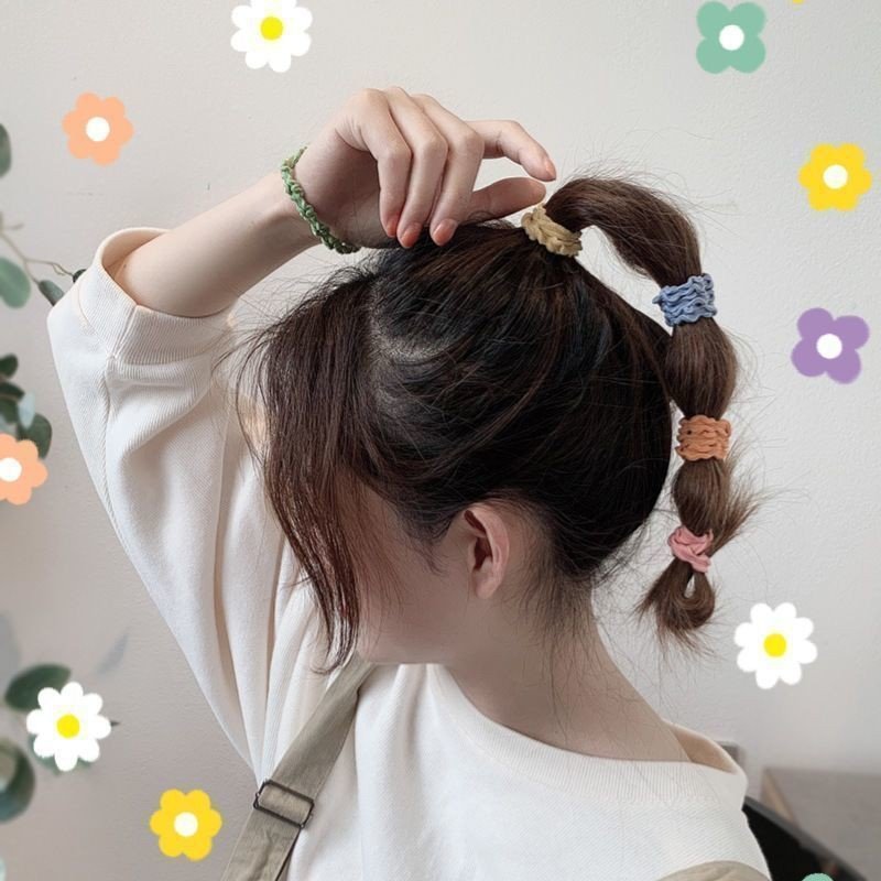 COMBO 6 THUN CỘT TÓC GỢN SÓNG CUTE
