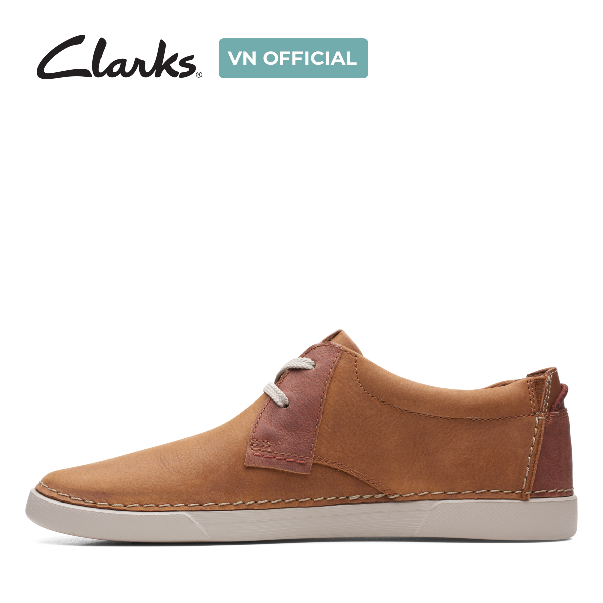 Giày Tây Da Nam Clarks - Gereld Low