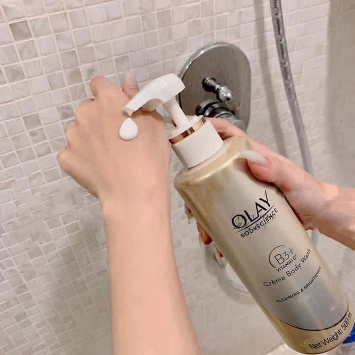 [CHÍNH HÃNG] Sữa tắm OLAY B3+ Vitamin C trắng da 500ml